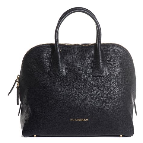 burberry greenwood bowling bag black|BURBERRY London Grainy Calfskin Small Greenwood Bowling .